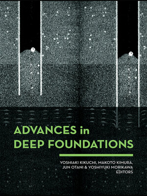 cover image of Advances in Deep Foundations